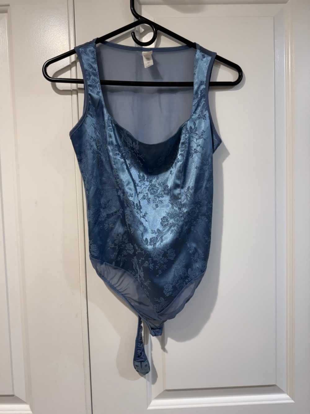 Vintage Victoria's Secret Pale Blue Satin Camisole 1998